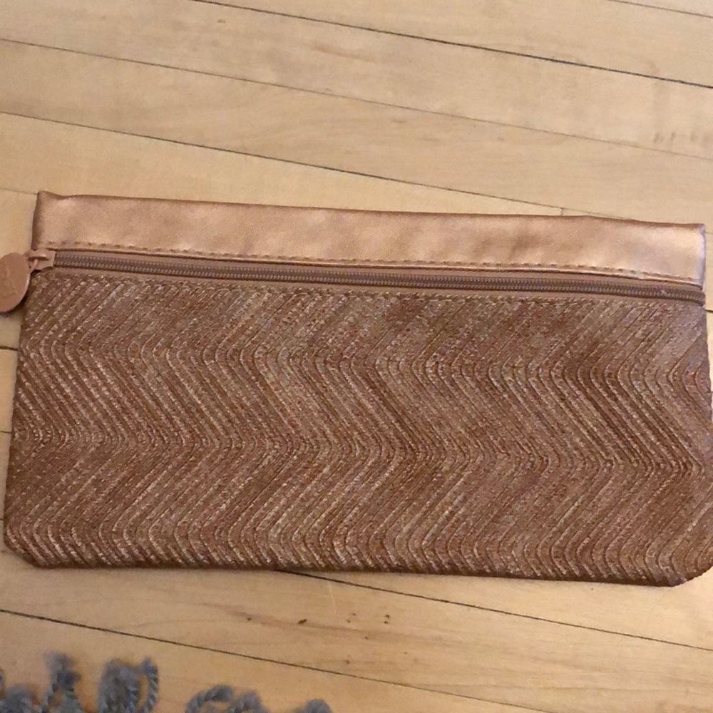 Bronze make up bag
